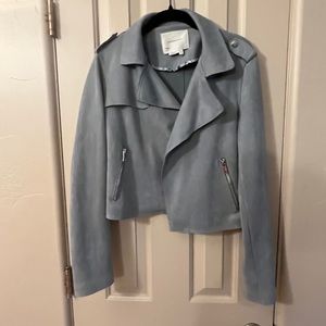 Anthropologie suede jacket